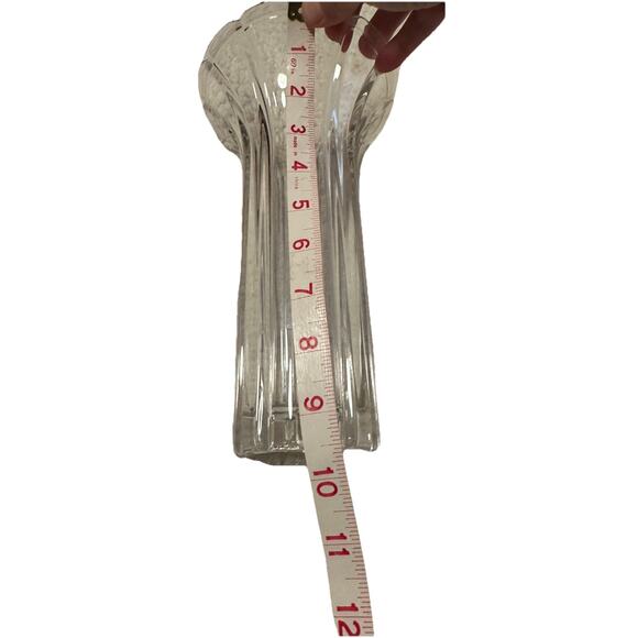 WATERFORD MARQUIS HEAVY CRYSTAL GLASS VASE - 9 1/2 INCHES TALL - Picture 5 of 9